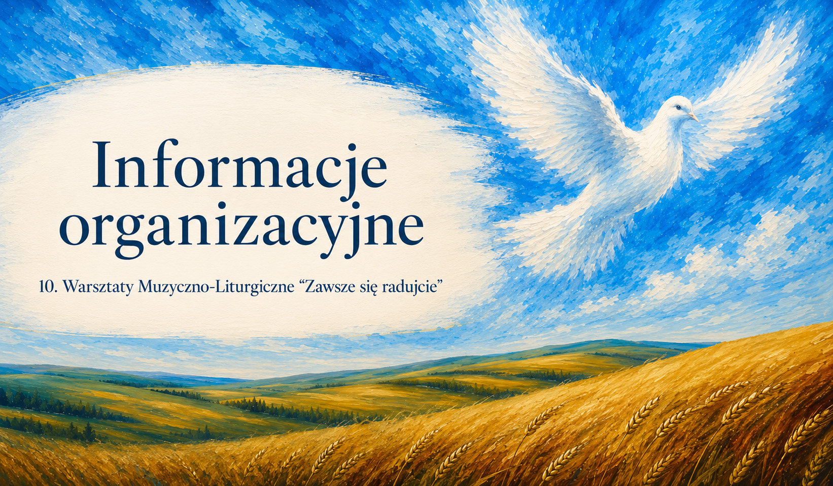 Informacje organizacyjne przed&nbsp;warsztatami „Zawsze się radujcie”